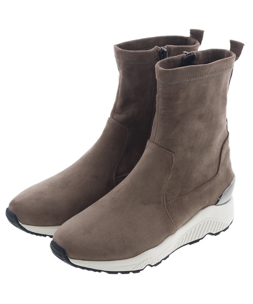 「JELLY BEANS」 ショートブーツ L ブラック レディースの画像8