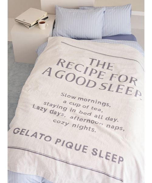 gelato pique Sleep ベッド 寝具 「Sleep」ロゴデザイン今治