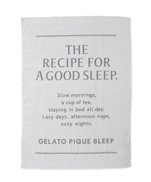 gelato pique Sleep ベッド 寝具 「Sleep」ロゴデザイン今治