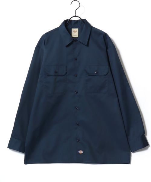 専用　タグ付き新品未使用Eddy アロハシャツ Lサイズ ネイビー系 Dickies（ディッキーズ） アロハシャツ シャツ メンズ レディース
