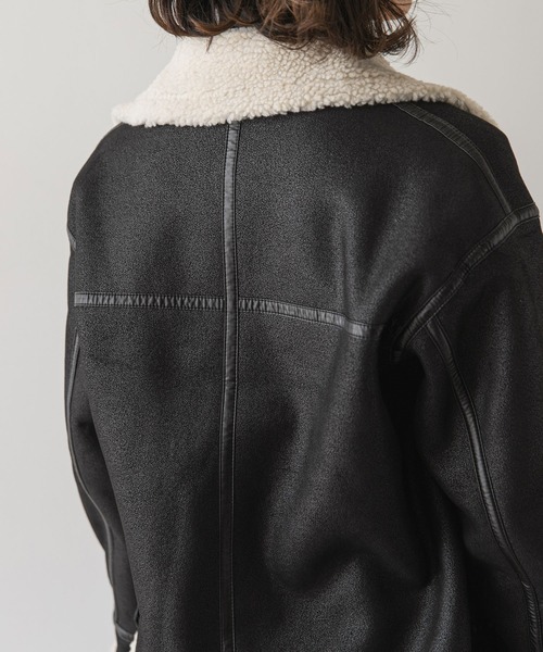 「rectangle」 ブルゾン FREE ブラック レディース_画像4