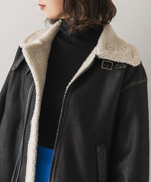 「rectangle」 ブルゾン FREE ブラック レディース_画像9