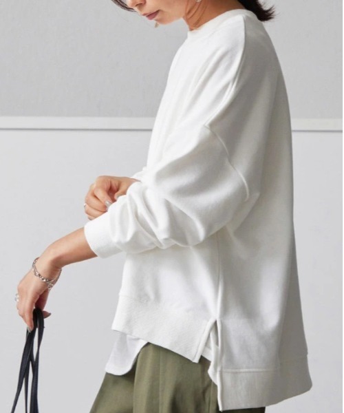 「and it_」 スウェットカットソー M-L スモークピンク レディース_画像4