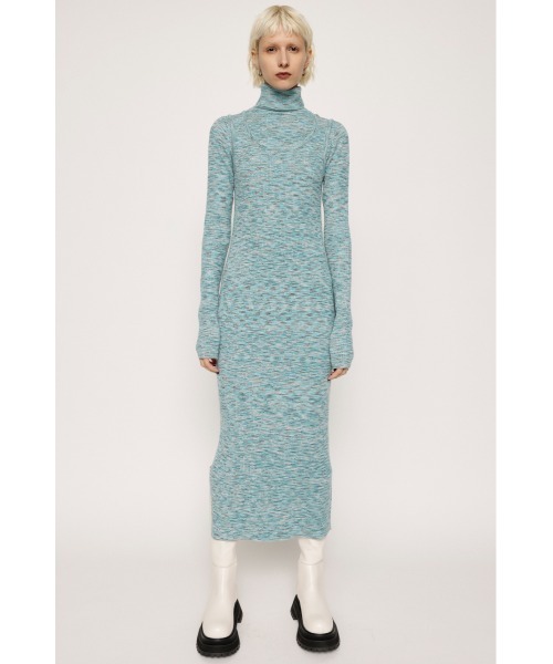 「SLY」 ニットワンピース FREE パープル レディース_画像4