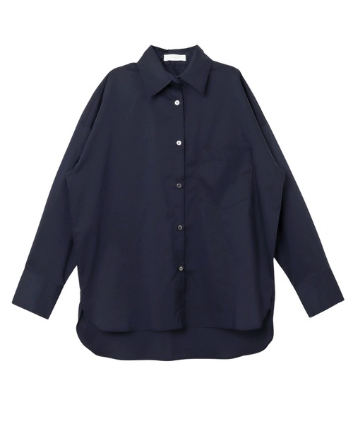 「evernavy」 長袖シャツ M サックスブルー レディース_画像2
