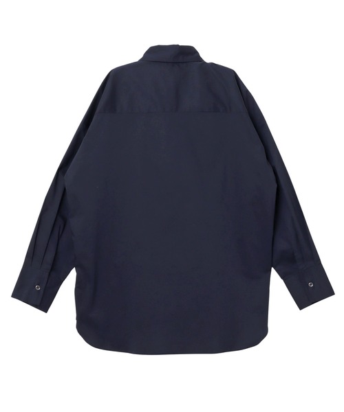 「evernavy」 長袖シャツ M サックスブルー レディース_画像4