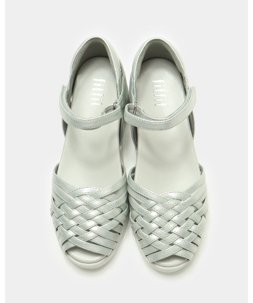 fitfit（フィットフィット） 厚底 サンダル ヒールカバーメッシュLITE