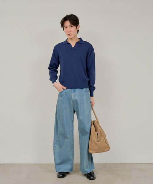 WHIMSIC（ウィムジック） ワイドパンツ ジーンズ デニム デニムパンツ