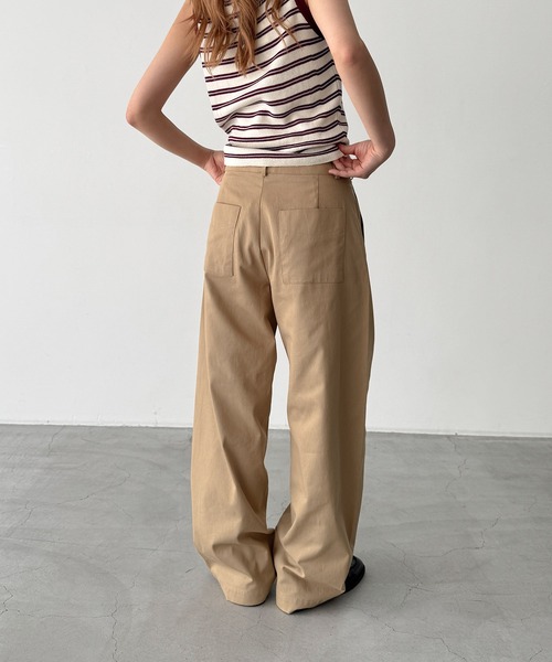 CANAL JEAN（キャナルジーン） ワイドパンツ パンツ El mar サイド