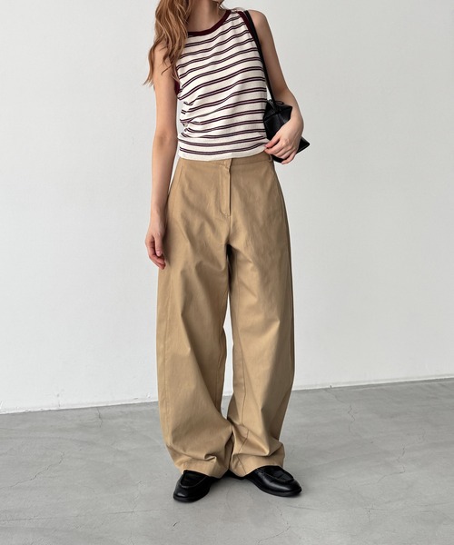 CANAL JEAN（キャナルジーン） ワイドパンツ パンツ El mar サイド