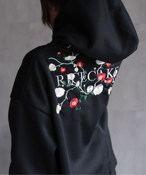 「CREARE -LINO-」 プルオーバーパーカー LARGE チャコールグレー レディース_画像6