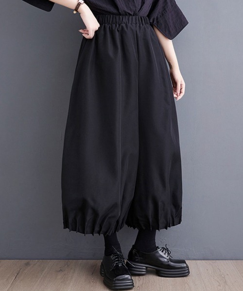 「SallyLunn」 イージーパンツ FREE ブラック レディース_画像3