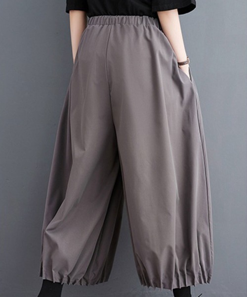 「SallyLunn」 イージーパンツ FREE ブラック レディース_画像8