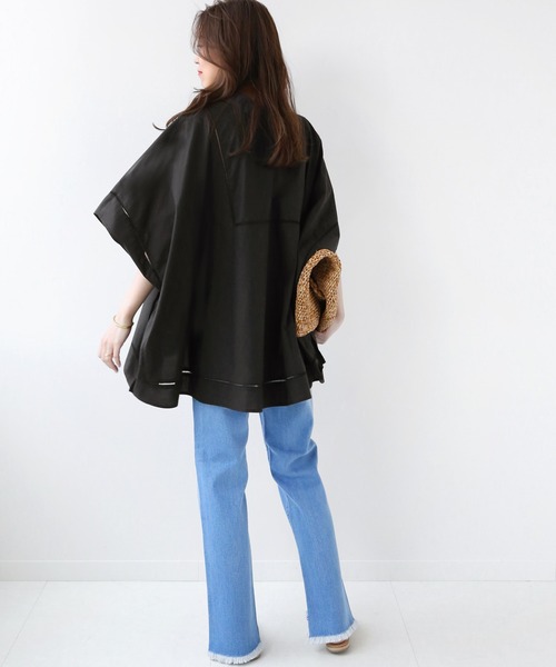 「JOURNAL STANDARD relume」 半袖シャツ FREE ホワイト レディース_画像6