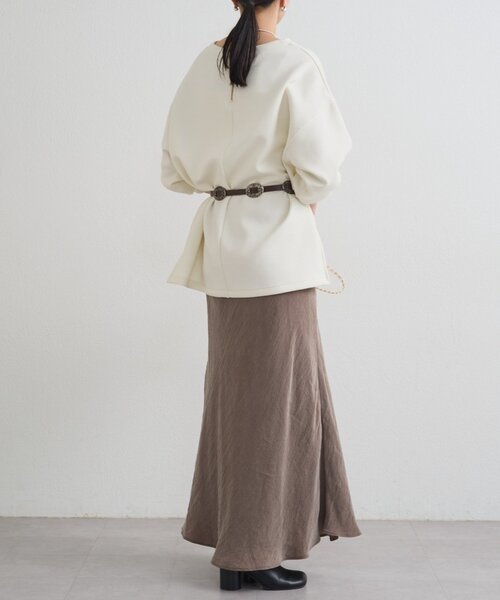 「LOUNGEDRESS」 スウェットカットソー FREE アイボリー レディースの画像