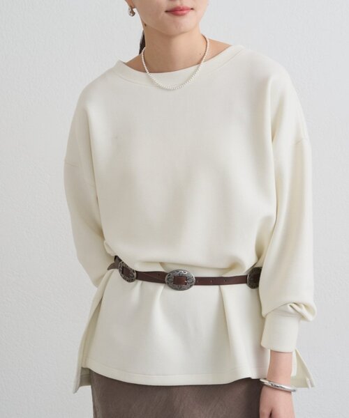 「LOUNGEDRESS」 スウェットカットソー FREE アイボリー レディースの画像