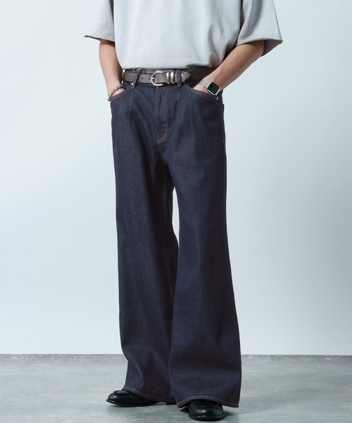 RAGEBLUE（レイジブルー） ジーンズ 10oz Denim Wide Flare Pants