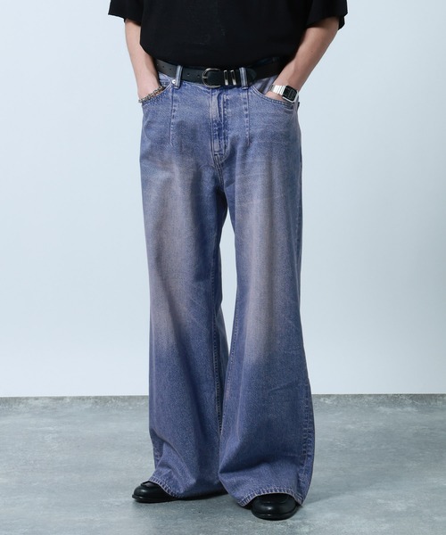 RAGEBLUE（レイジブルー） ジーンズ 10oz Denim Wide Flare Pants