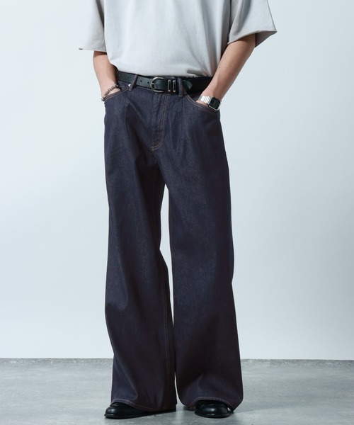 RAGEBLUE（レイジブルー） ジーンズ 10oz Denim Wide Flare Pants