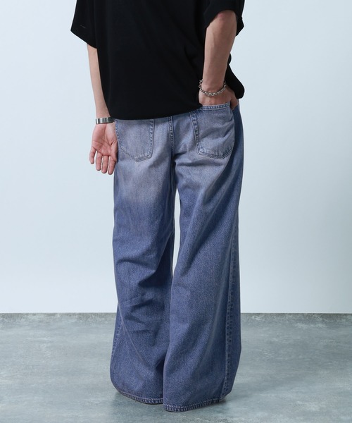RAGEBLUE（レイジブルー） ジーンズ 10oz Denim Wide Flare Pants