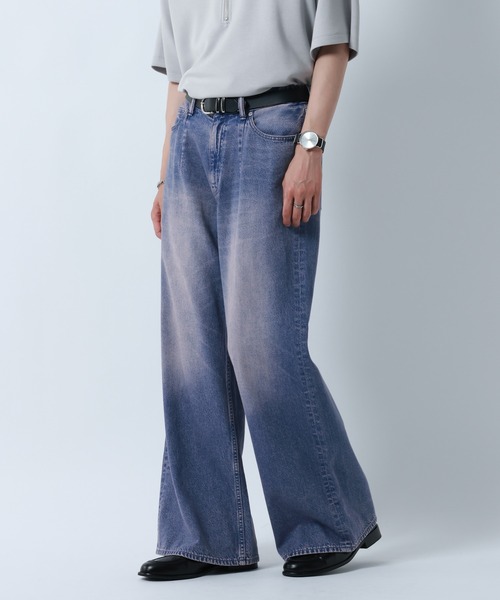 RAGEBLUE（レイジブルー） ワイドパンツ ジーンズ 10oz Denim Wide