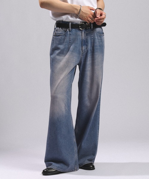 RAGEBLUE（レイジブルー） ワイドパンツ ジーンズ 10oz Denim Wide