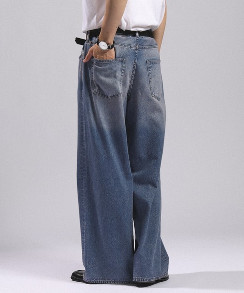 RAGEBLUE（レイジブルー） ワイドパンツ ジーンズ 10oz Denim Wide