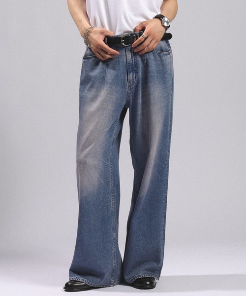 RAGEBLUE（レイジブルー） ワイドパンツ ジーンズ 10oz Denim Wide