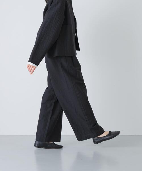 パンツ 「セットアップ対応」 タックイージパンツ レディースの画像