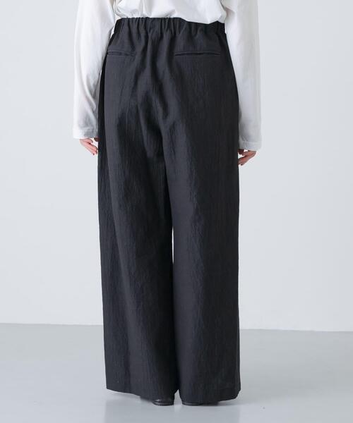 パンツ 「セットアップ対応」 タックイージパンツ レディースの画像
