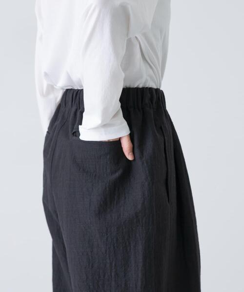 パンツ 「セットアップ対応」 タックイージパンツ レディースの画像