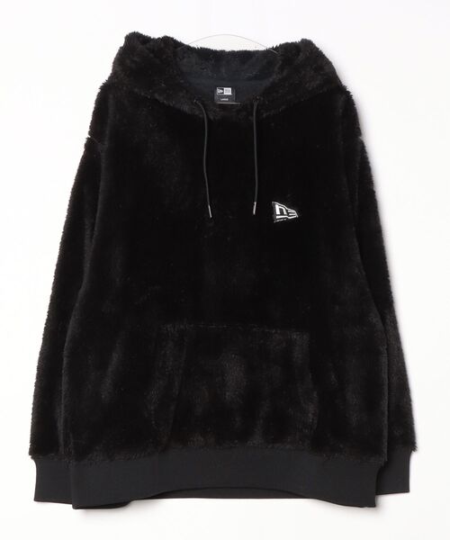 NEW ERA（ニューエラ） ワンポイントプルオーバーパーカー L ブラック