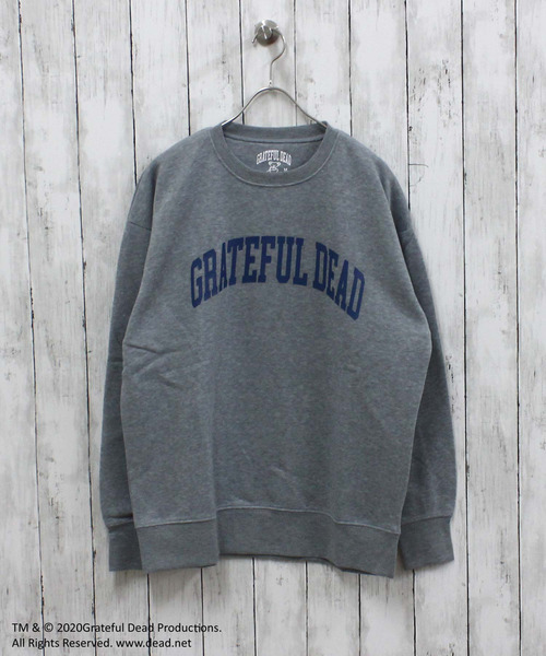 「Grateful Dead」 スウェットカットソー L ダークグリーン メンズ_画像5