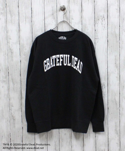 「Grateful Dead」 スウェットカットソー L ダークグリーン メンズ_画像8