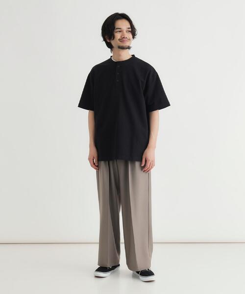 BACK NUMBER ヘンリーネック tシャツ BACK NUMBER(バックナンバー