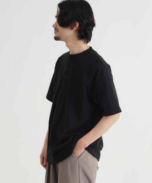 BACK NUMBER ヘンリーネック tシャツ BACK NUMBER(バックナンバー