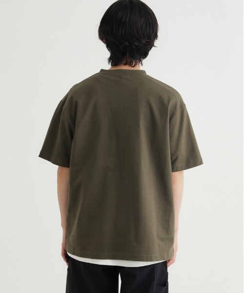 BACK NUMBER ヘンリーネック tシャツ BACK NUMBER(バックナンバー