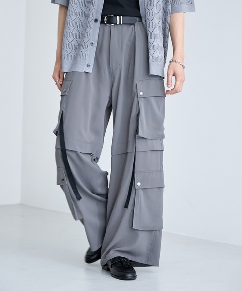 RAGEBLUE（レイジブルー） カーゴパンツ Design Cargo Wide Straight