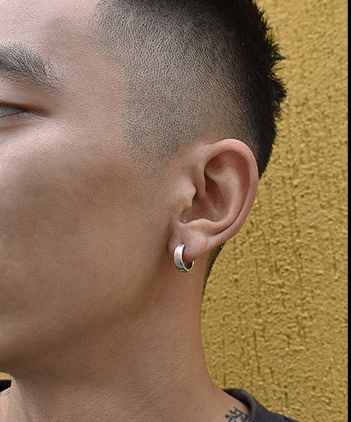 ARCHIVER ピアス 「Bz」EK584/シルバーリングフープペアピアス/両耳用