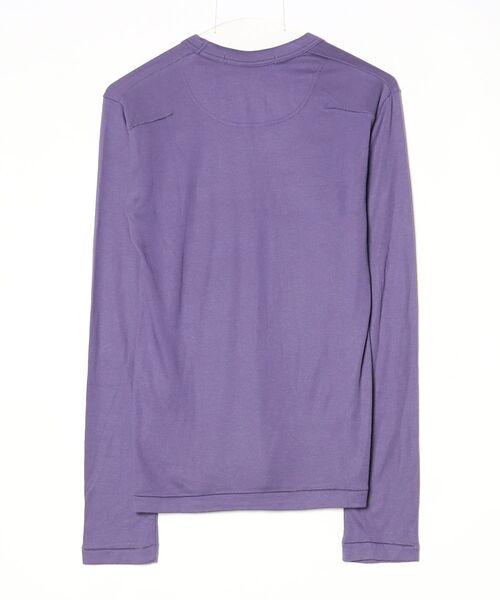「FranCisT_MOR.K.S.」 長袖Tシャツ 2 パープル メンズ_画像2