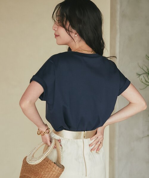 tシャツ 「復刻・今すぐお届け！」ターンバックカットソー レディースの画像