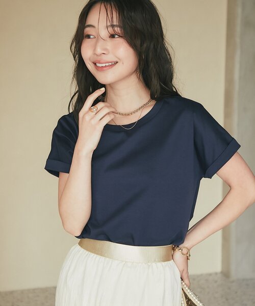 tシャツ 「復刻・今すぐお届け！」ターンバックカットソー レディースの画像