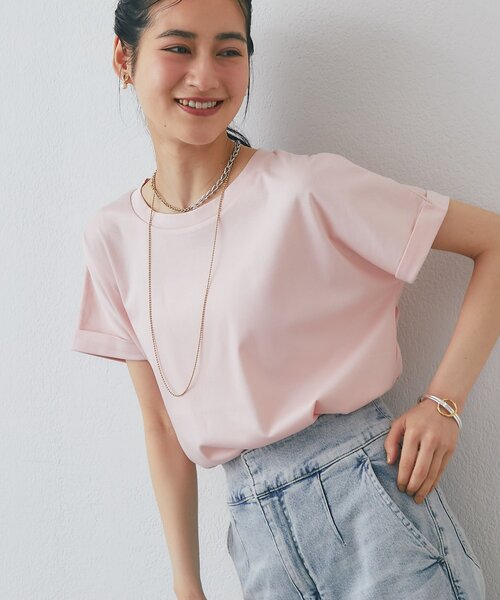 tシャツ 「復刻・今すぐお届け！」ターンバックカットソー レディースの画像