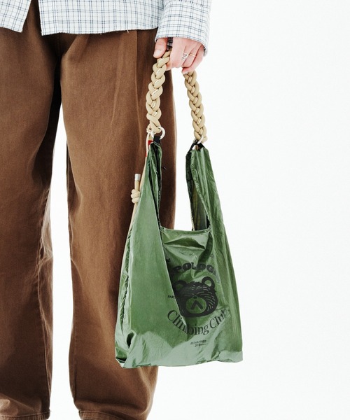 「Topologie」 ハンドバッグ ONE SIZE ダークブルー レディース_画像9