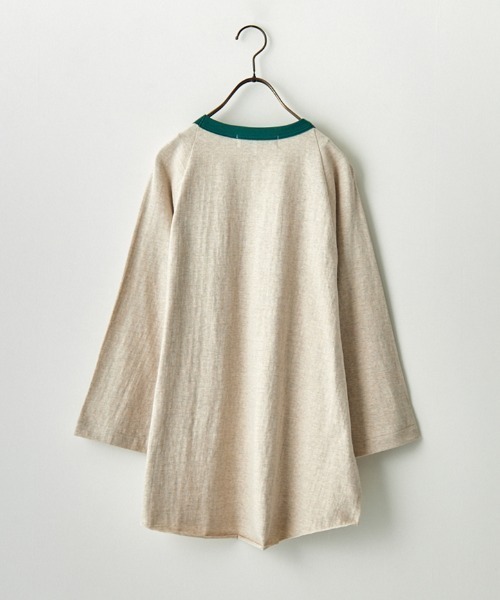 「AMERICANA」 7分袖カットソー ONE SIZE ネイビー レディース_画像4