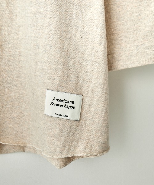 「AMERICANA」 7分袖カットソー ONE SIZE ネイビー レディース_画像6