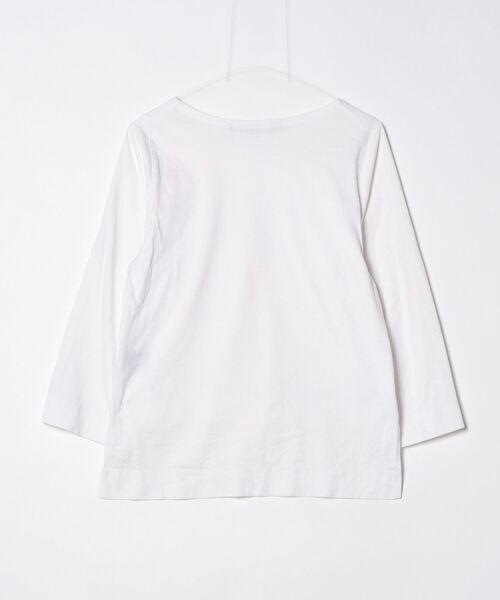 「blanc basque」 長袖カットソー 38 ホワイト レディース_画像2