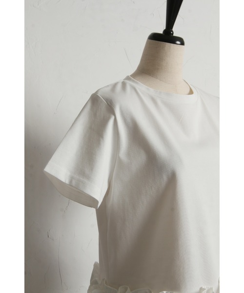 「&. NOSTALGIA」 半袖Tシャツ M オフホワイト レディース_画像7