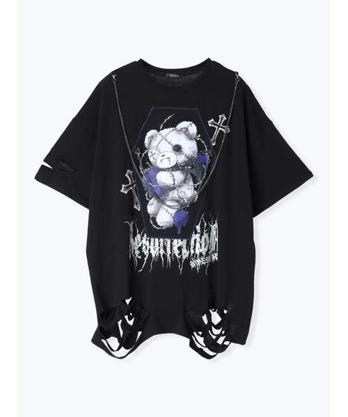NOEMIE（ノエミー） tシャツ 半袖 病みくまチェーンユニセックスT