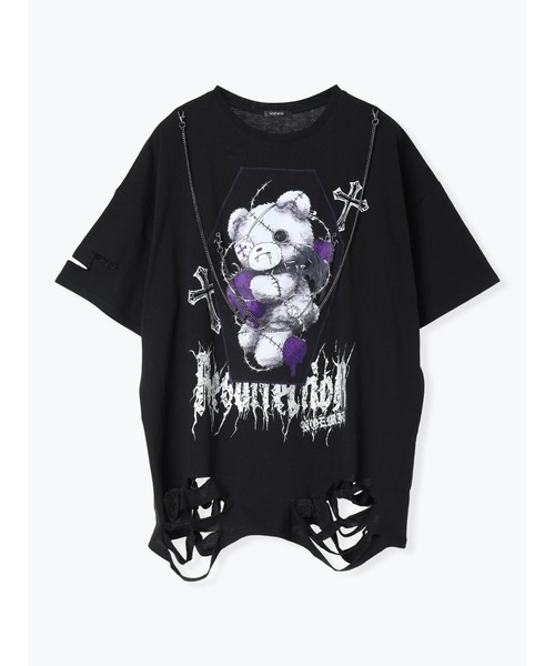 NOEMIE（ノエミー） tシャツ 半袖 病みくまチェーンユニセックスT